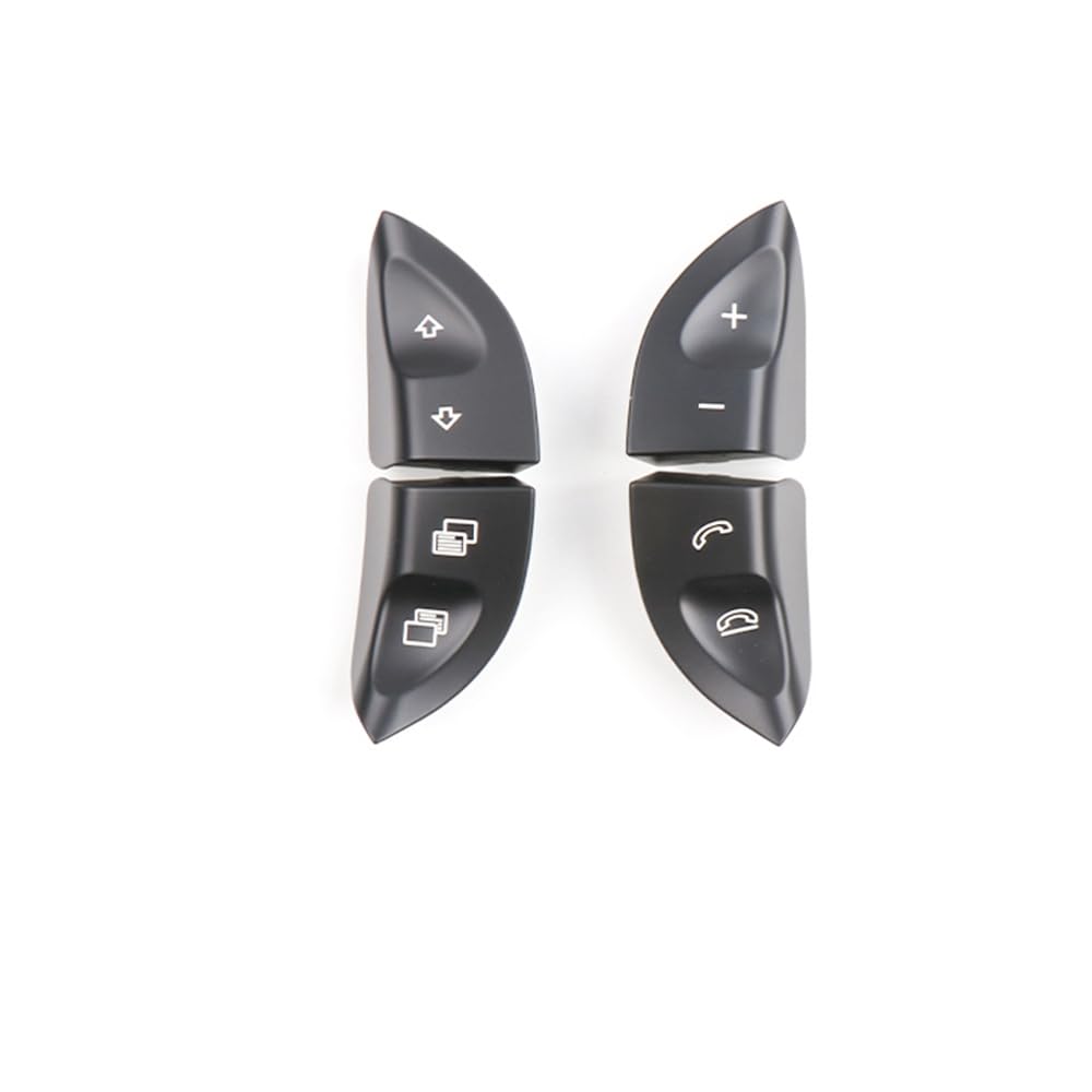 2PC Steering Wheel Control Switch Button Kit Replacement Fit for Mercedes-Benz W220 S430 S500 S600 CL500 CL600 (Black)
