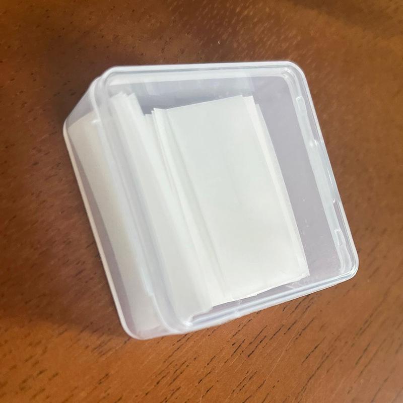 Transparent Black Temperature-Sensitive Self-Adhesive Eyelash Strips - No Glue Needed, One-Piece Segmented Design