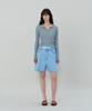 GROVE Flavia Stripe Collar Knit (Blue)