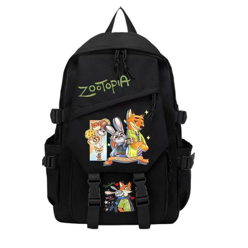 Crazy Zootopia Rabbit Police Officer Judy Nick Animation Second Dimensional School Bag Backpack Backpack
