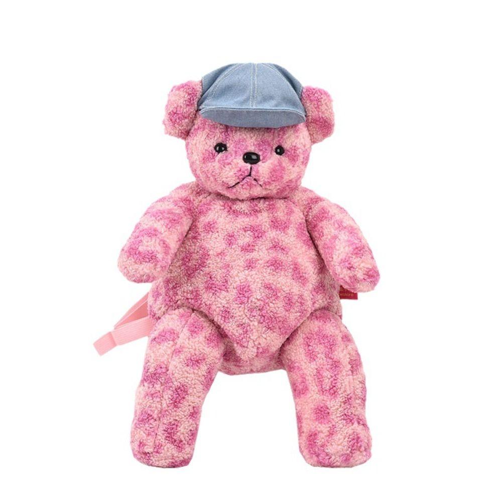 

Пушистая сумка-кукла кислородная маска медведь цепочка рюкзак Корея милый плюшевый мишка игрушка рюкзак осень зима D