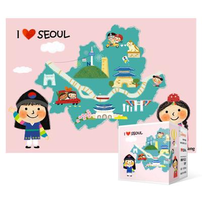 108-piece Jigsaw Puzzle / Seoul, the City of Love (mini), Popular Korean Puzzle