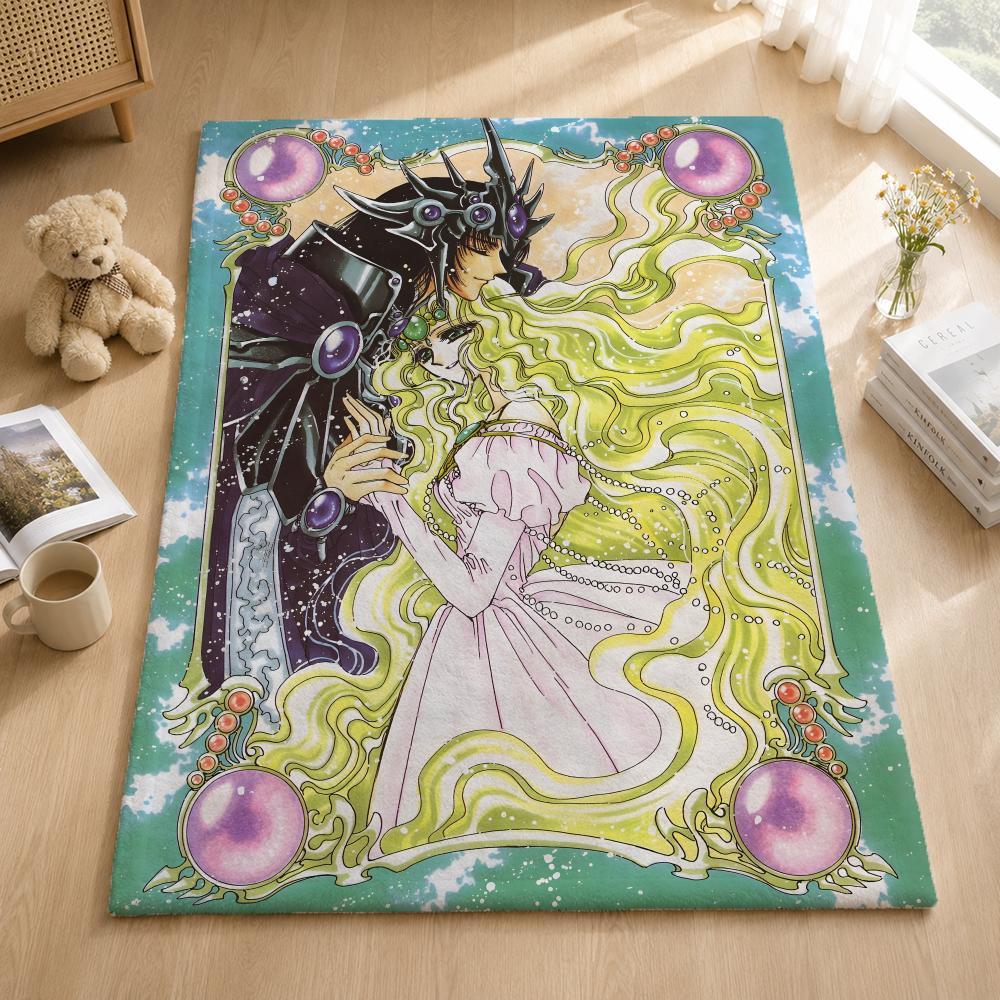 Anime M-Magic Knight Rayearth Throw Blankets Soft Warm Flannel Blanket Bedding for Bed Living Room Home Sofa