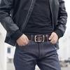 Men's Belt Trendy Retro Business Pin Buckle Cowhide Belt Versatile Young Middle aged Jeans Belt Men