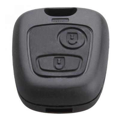 Black 2 Buttons Entry Replacement Key Remote Fob Shell Case for PEUGEOT 106 107 206 207 307 406