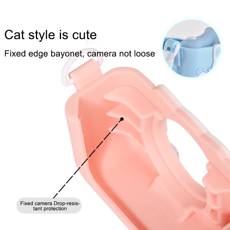 Funda Protectora para Cámara Carcasa Niño Lindo Dibujo Animado Cámara Juguete Portátil Mini Dibujo Animado Cubierta para Cámara Funda Protectora para Cámara Ajuste Para Cámaras