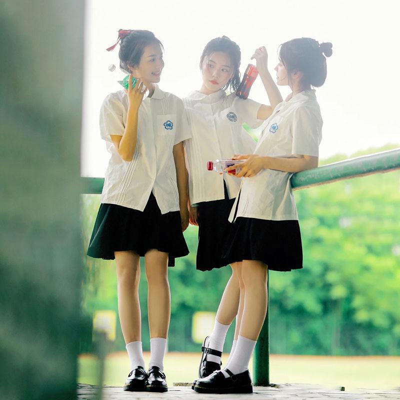 Japanese Academy Style High School JK Uniform Set for Graduation & Chorus Photos