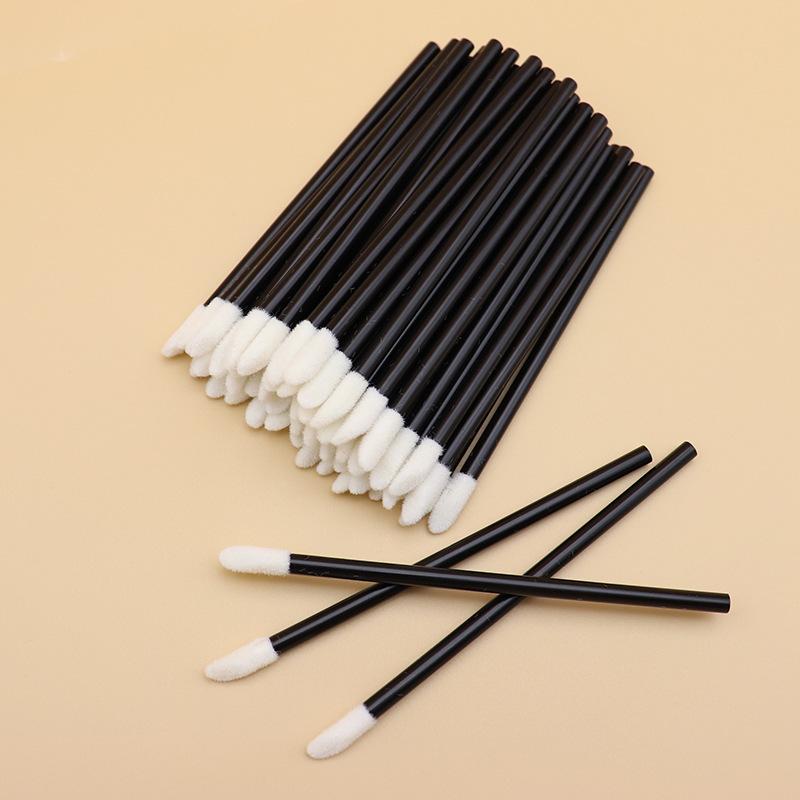 50pcs Disposable Lip Gloss Applicator Wands Makeup Lip Brush Cosmetic Tool Make Up Tool