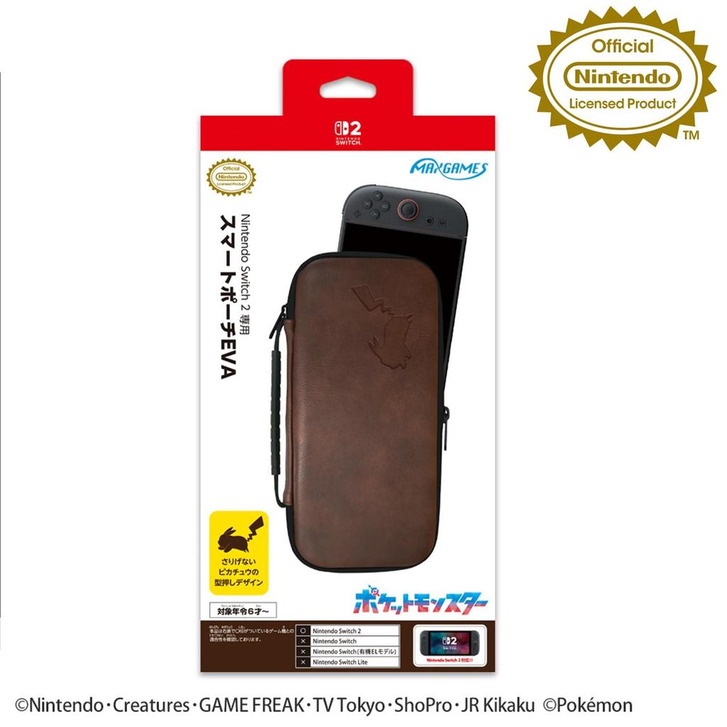 Licensed Nintendo Switch 2 Smart Pouch EVA Pikachu [Nintendo Product] (Running)