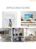 K1AE Flush Brush Wall Plate Single Gang Wall Outlet Cable Entry Plate Cover