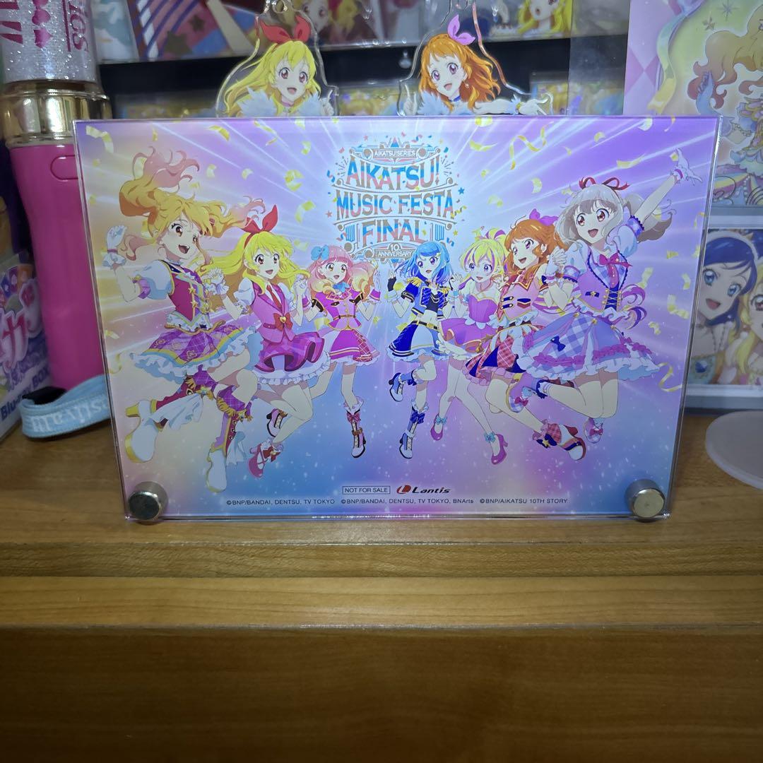 

[USED] Aikatsu Music Festa Final Blu-ray Bonus Acrylic Plate