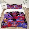 3 Peças Conjuntos de Roupa de Cama com Personagens de Desenho Animado Coloridos Para Todos os Tamanhos Nova Capa de Cama com Impressão 3D Colcha Capa de Edredom Fronha Decoração de Quarto