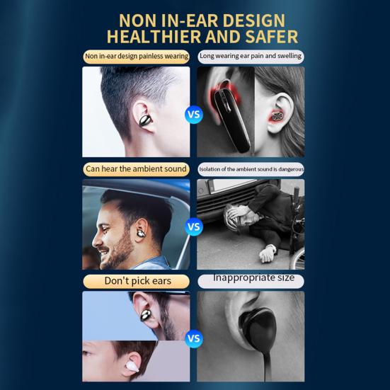 S19 Wireless Earbud Intelligent Noise Reduction HiFi CVC8.0 Bluetooth-compatible5.0 Not In-ear Mini Business