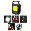 Pocket Work Light 1000LM COB LED Mini Keychain Light USB Rechargeable Flashlight IPX4 Waterproof for Outdoor Camping Hiking
