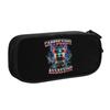 Custom Italian Brainrot Cappuccino Assassino Cute Pencil Case Girls Boys Big Capacity Funny Meme Pencil Box Students Stationery