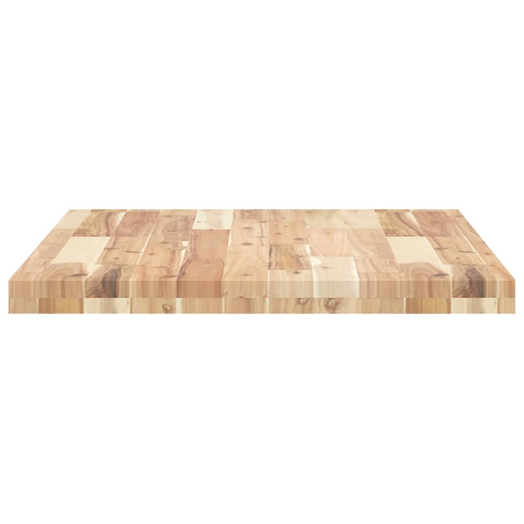 Vidaxl Tabletop, Rectangular, 80X60X4 Cm, Solid Acacia Wood