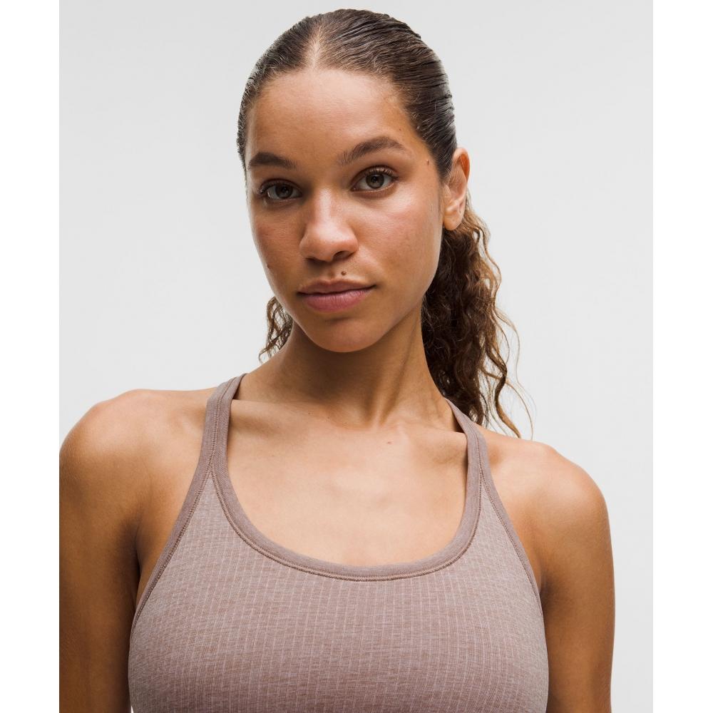 Lululemon EBB To Street Tank Top  Light Support  B C Cup Ashen Rose