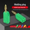 2mm Stackable Banana Plug for Industrial Instruments with Lantern Head & Solder Connection, 2mm Tail Jack