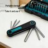 Folding Hex Wrench Set - Extended Hex Screwdriver for Auto Repair