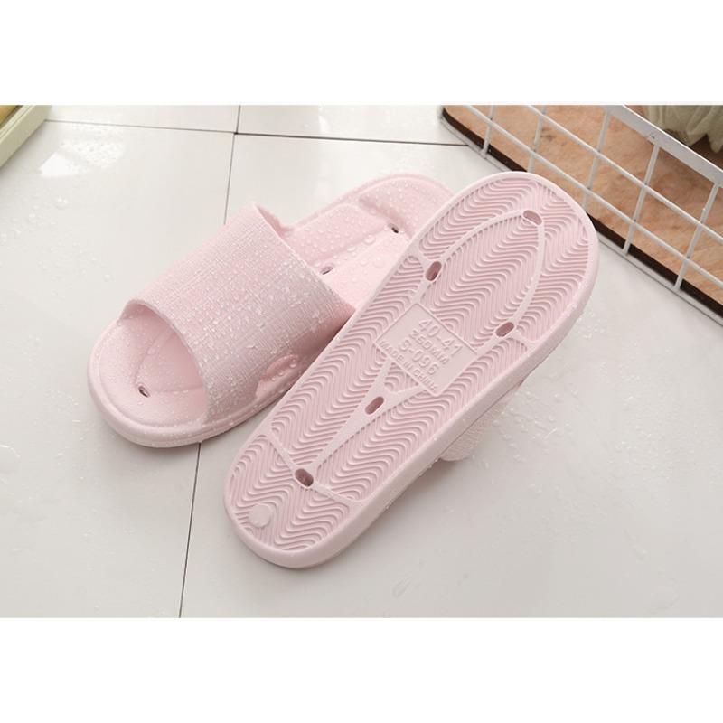 Couple bathroom non-slip slippers waterproof comfortable soft warm shoes men's and women's hotel work slippers, wholesale S