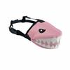 Fermeture Sécurisée Muzzle Mignon Anti-Aboiements Modèle Requin Dessiné Muselière pour Animaux Filet Couverture de Museau de Chien Durable Utilisation en Extérieur