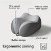 Travel Neck Pillow Memory Foam U-Shaped Soft Portable Neck Support Pillow for Airplane Car Home Office Use Ergonomic Designed