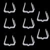 Christmas Light Hanger Hooks Plastic Light Clips 1 5/8 Inch Fascia Boards Clips Weatherproof Plastic Outdoor Holiday Light Clip