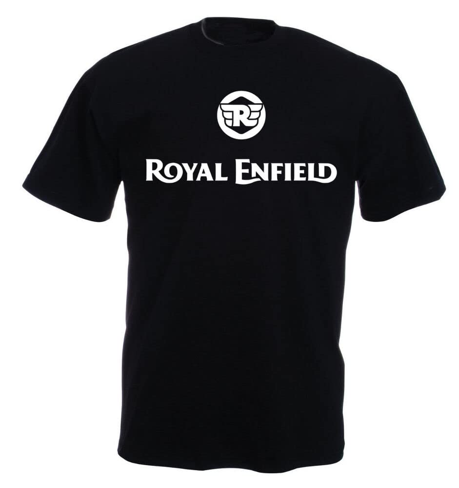 T-Shirt Royal Enfield Logo, Motorcycle, Vintage, Biker, Biker, S, M, L, XL, New