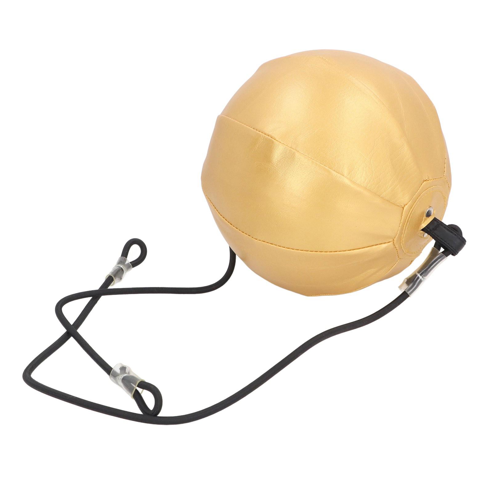 

Double End Punching Bag PU Leather Boxing Punching Bag Hanging Speed Striking Training Ball with