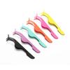 5pcs False Eyelash Tweezers Fake Eye Lash Applicator Eyelash Extension Curler Nipper Auxiliary Clip Clamp Makeup Forceps Tools Supply