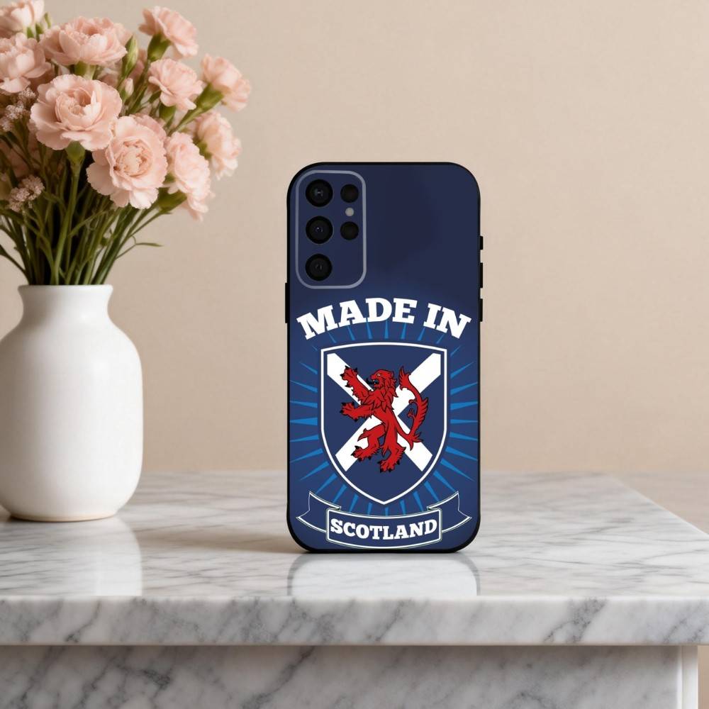 S-Scotland S-Scottish-H F-Flag Phone Case For Samsung S25,24,23,22,30,21,10,9,Ultra,Plus,Lite,FE,4,5 G Soft Black Case