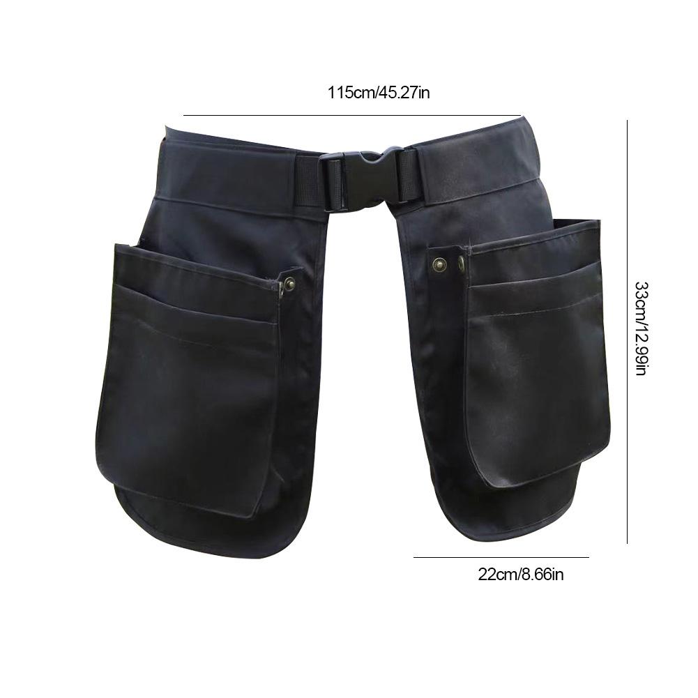 

Сумка для инструментов электрика плотника с несколькими карманами, поясная сумка для инструментов, сумка для переноски, карманный чехол, регулируемый ремень для хранения фурнитуры