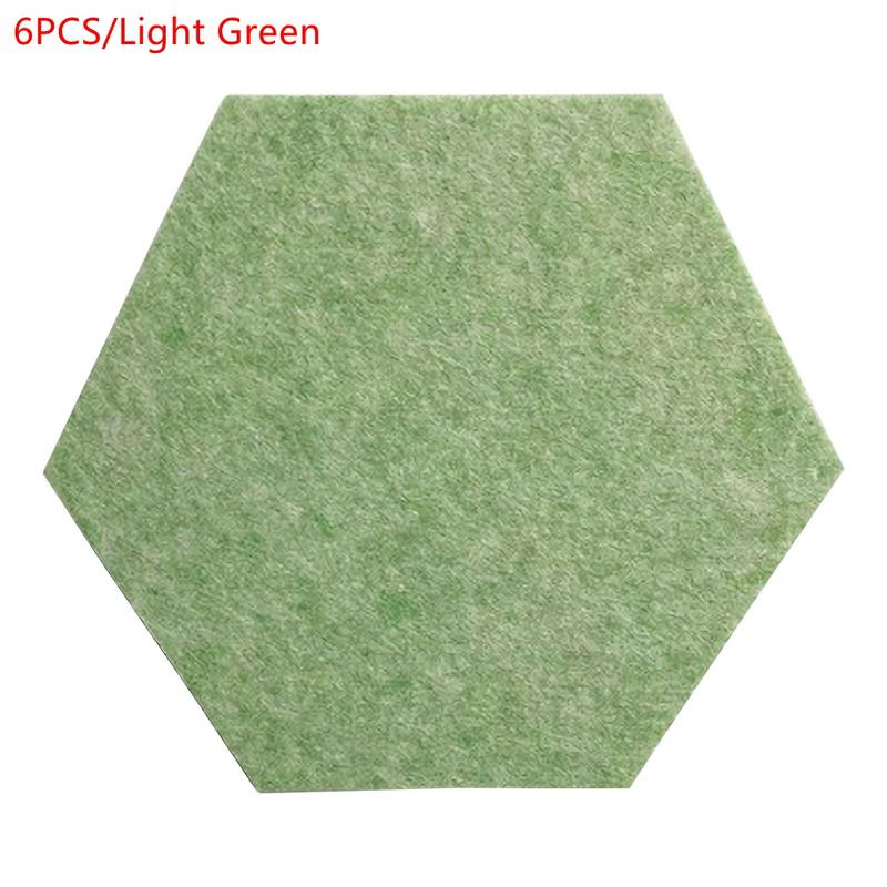 6Piece Hexagon Sound Absorbing Wall Panels Bedroom Acoustic Insulation Sound-absorbing Panels Decor Acoustic Absorption Panel