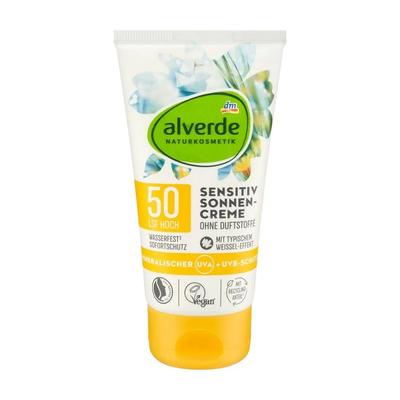 Alverde NATURKOSMETIK Sensitive Sun Cream LSF50 50ml