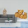 Blessed Family Pig Resin Sculpture Classic Christian Catholic Animal Figurine Modern Collectible