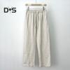 Pantaloni da Uomo in Lino Casual Vestibilità Ampia Pantaloni Dritti con Coulisse Gamba Larga Pantaloni da Golf Estivi da Vacanza Viaggio Lavoro Vita Quotidiana