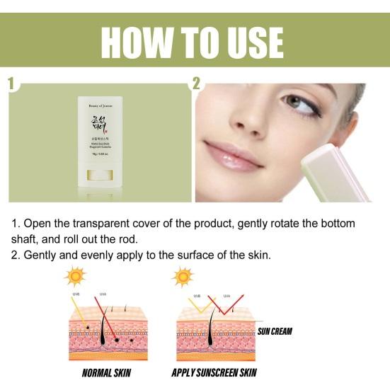 Yousheng 18G Beauty Matte Sun Stick Strong UV Protection Non-Greasy Summer Refreshing Non-sticky Sunscreen Stick