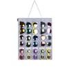 2Pcs 15 Slots Sunglasses Display Hanging Bag Wall-Mounted Hairhoop Storage Holder  Rack