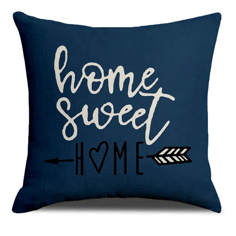 

Подушка наволочка в стиле Инс с принтом в виде синих листьев, мягкая смесовая наволочка, чехол для подушки, наволочка для гостиной, домашний декор 66x66cm синий