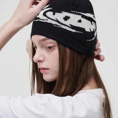 KZM BIG LOGO SCHÄDELKAPPE SCHWARZ