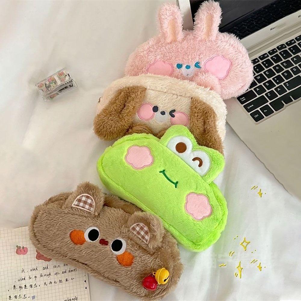 

Plush Stationery Storage Bag Multi-function Pen Bag High Quality Pencil Box
