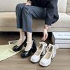 Luxury Women High Heels Elegant Bow Square Toe Women Mary Jane Shoes Pearl Lace Party Wedding Shoes Fashion Platform Women Pumps