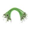 25cm Multifunctional Elastic Luggage Rope with Hook (4mm Latex Rubber Band)