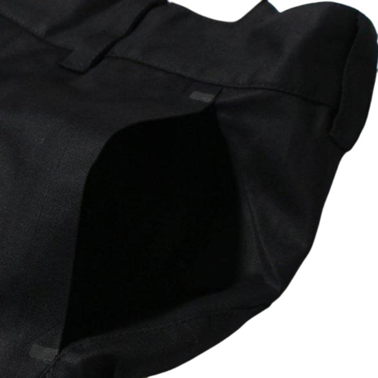 Nike Solid Color Logo Patch Straight Leg Casual Pants Men Bottoms Black 861527-010