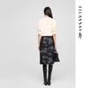 ELLASSAY Women's Printed New Chinese Style Slit Midi Skirt