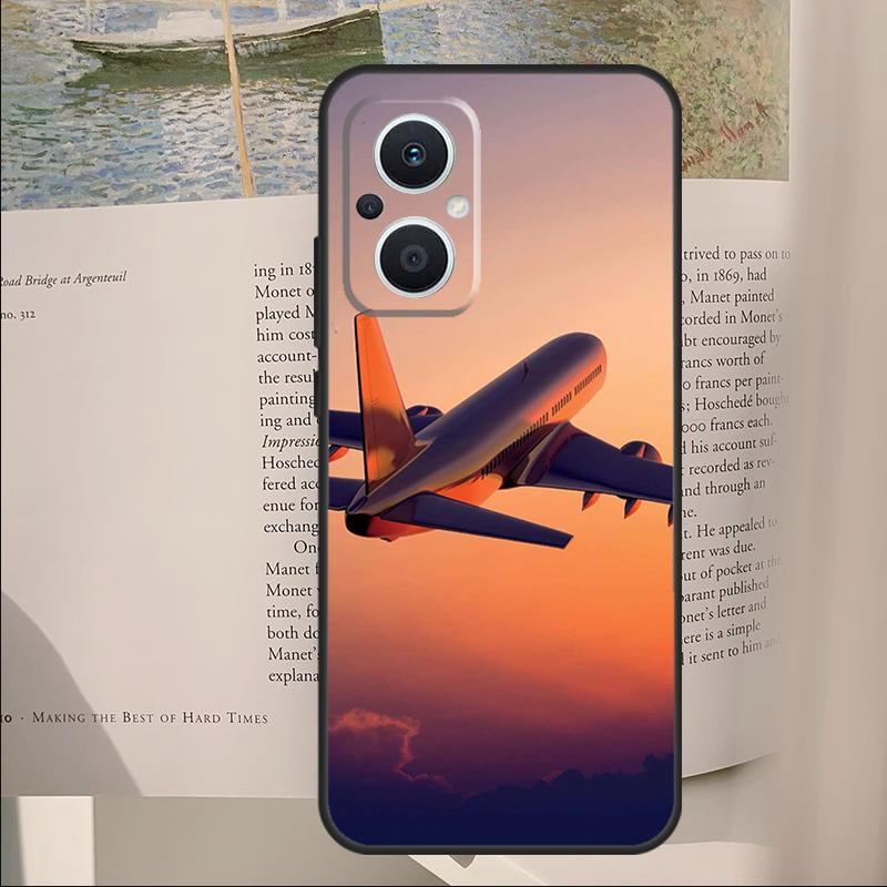 

Airplane Plane Aircraft Cover For OPPO Reno 13F 11F 12F 14F 11 12 13 14 Pro 7 8 Lite OPPO Find X6 X5 X8 X9 Pro Case OPPO Find X6 Pro