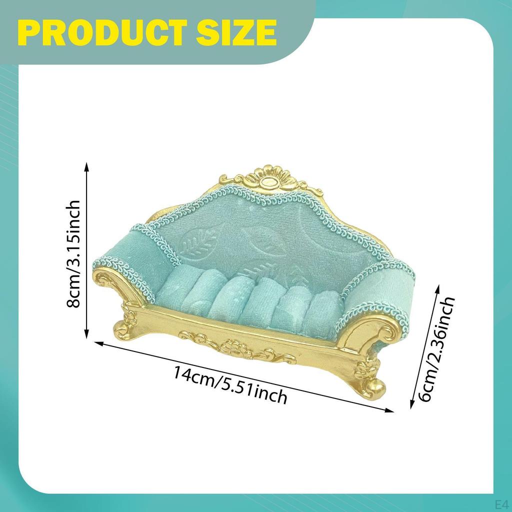 Schmuckständer Halter Sofaförmiger Dekorständer Organizer für Live-Übertragung Shopping