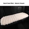 Heated Car  Cushion Winter Warm Comfortable Bubble Velvet Simulation Rabbit Fur Car  Pad 5 Seats Non-Backrest