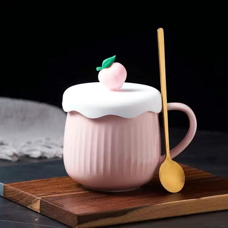 

Простая кружка с фруктовым элементом, прекрасная личность, керамическая чашка, кофейная чашка, чашка для молока, чашка для воды, набор для питья