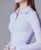 ETRE AU SOMMET Two-Way Zip-Up Ribbed Knit
